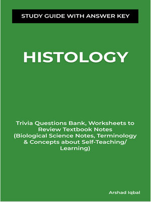 cover image of Histology Study Guide with Answer Key